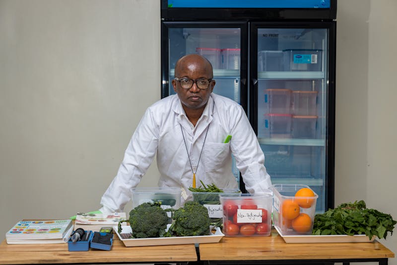 Dr Jean Baptiste Ndahetuye teaching