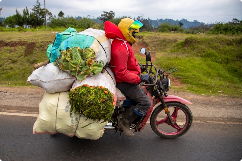 Unreliable transportation of fresh food in Rwanda