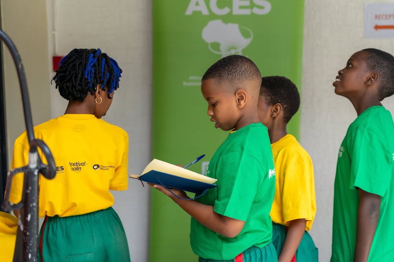 School children at the Festival of Cooling 