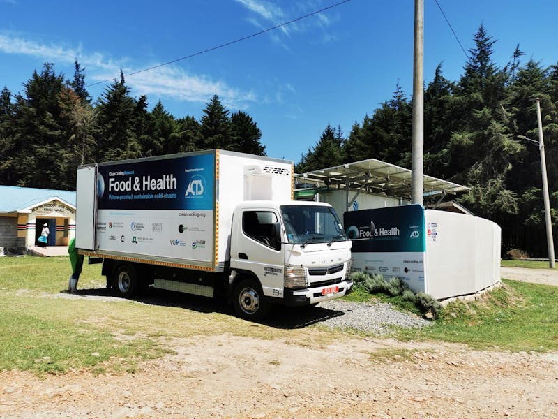 A 5-tonne refrigerated truck