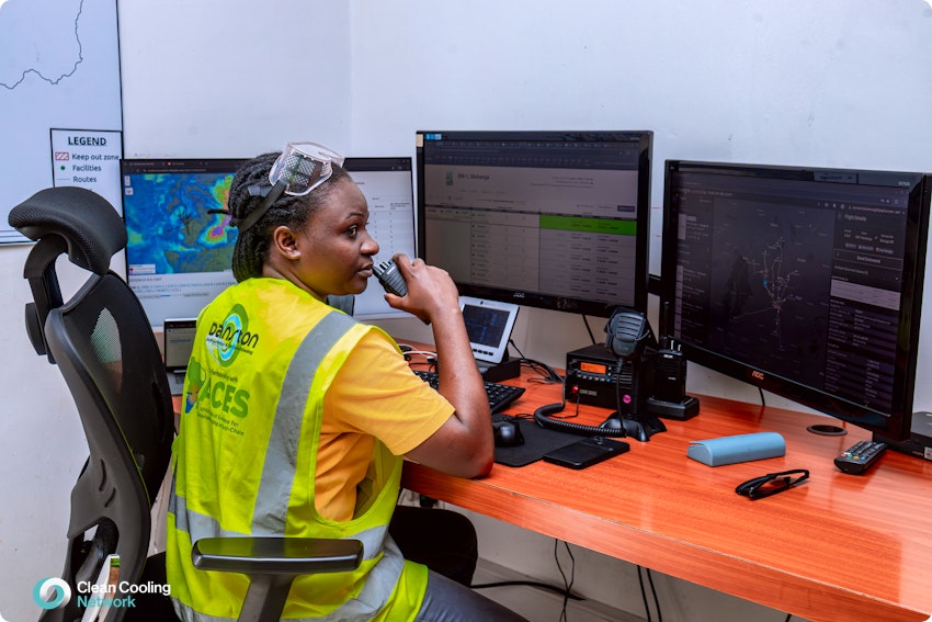 Picture of the week: A cold-chain technician at Zipline